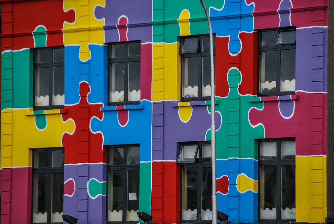 An event setting prepared for an evening programme.